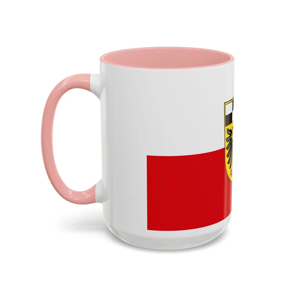 Flag of Ansbach Germany - Accent Coffee Mug-Go Mug Yourself