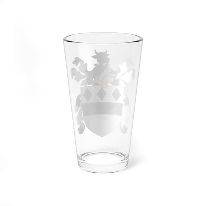 Coat of Arms of Walter Aston (United States) (Coat of Arms) Pint Glass 16oz