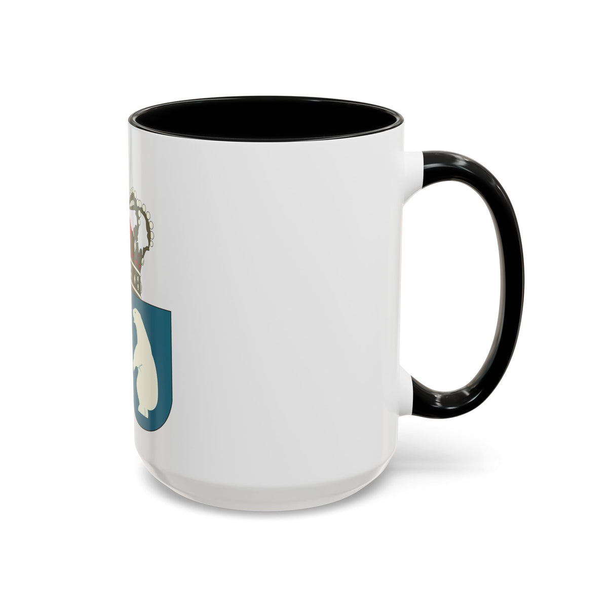 Coat of arms of the County of Greenland - Accent Coffee Mug