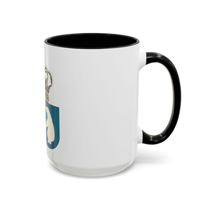 Coat of arms of the County of Greenland - Accent Coffee Mug
