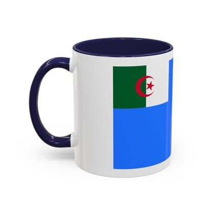 Naval Jack of Algeria - Accent Coffee Mug