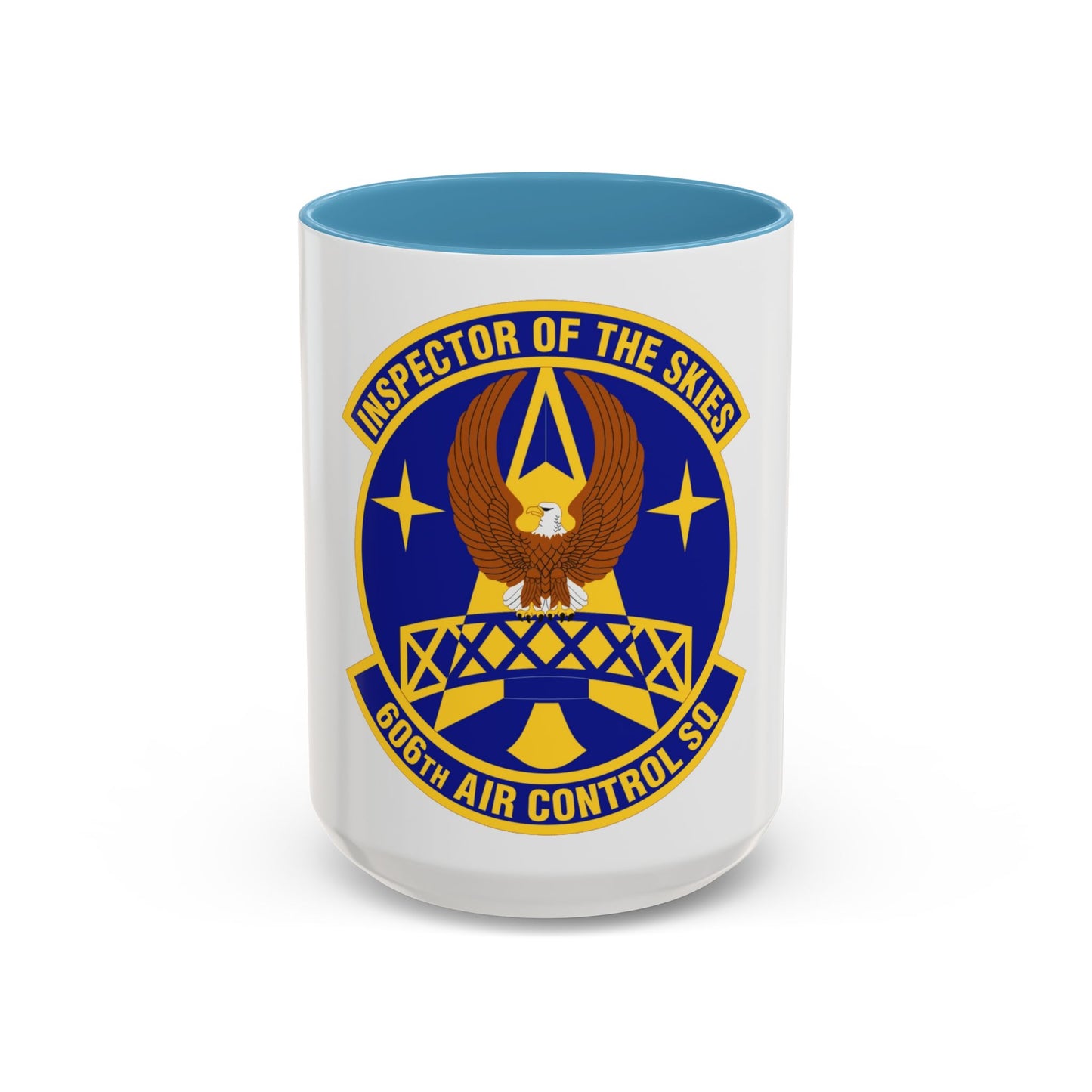 606th Air Control Squadron (U.S. Air Force) Accent Coffee Mug