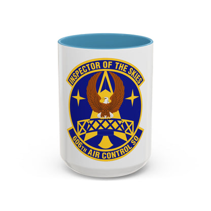 606th Air Control Squadron (U.S. Air Force) Accent Coffee Mug