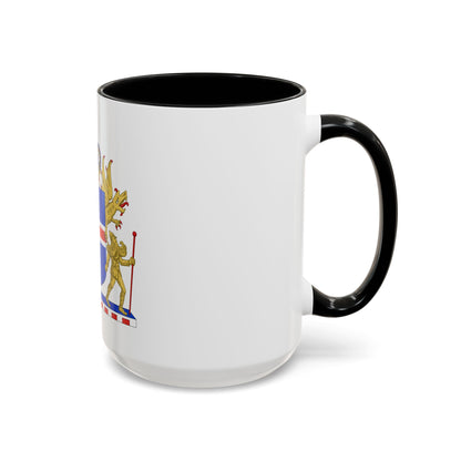 Kingdom of Iceland Coat of Arms - Accent Coffee Mug