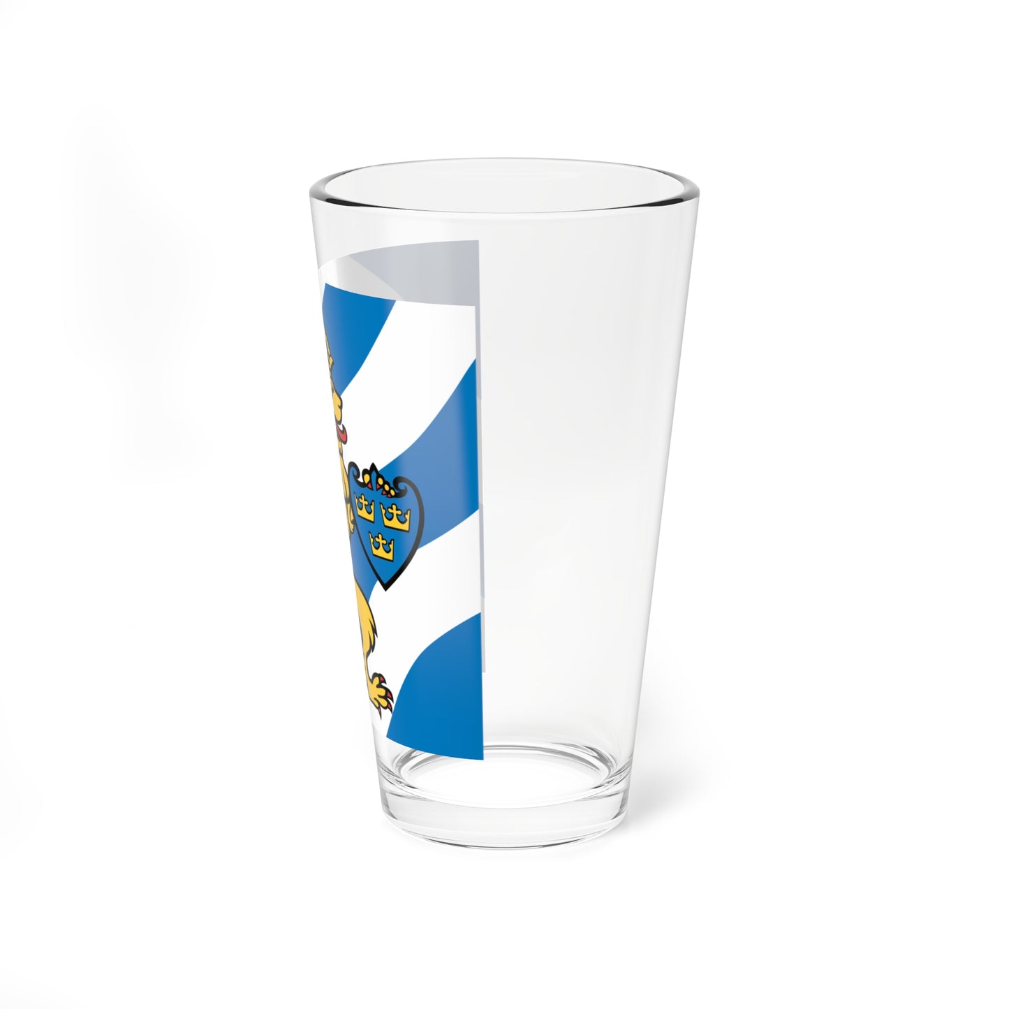 Flag of Gothenburg (Sweden) Pint Glass 16oz