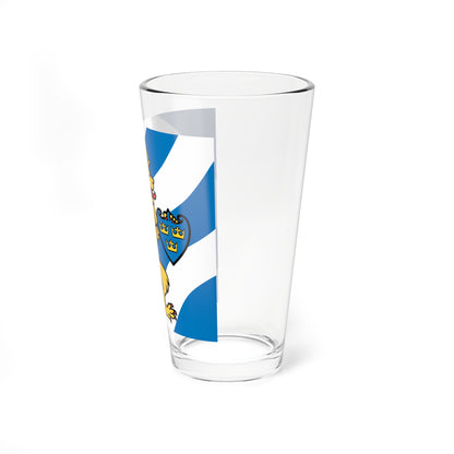 Flag of Gothenburg (Sweden) Pint Glass 16oz