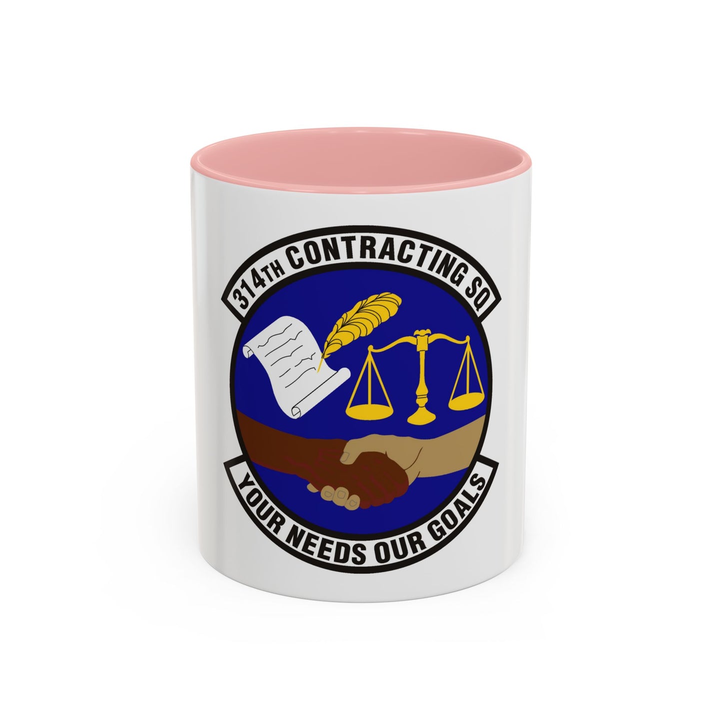 314th Contracting Squadron (U.S. Air Force) Accent Coffee Mug