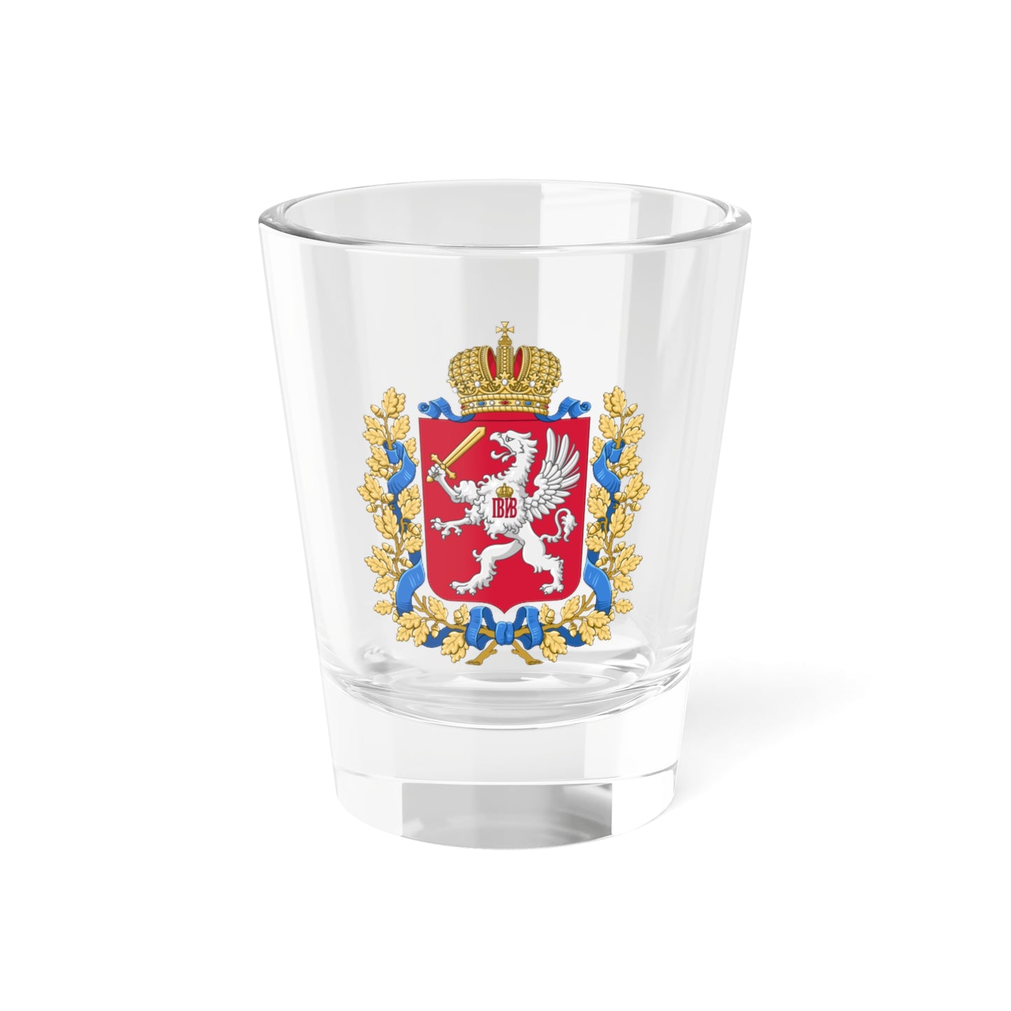 Coat of arms of Governorate of Livonia (Russia) (Coat of Arms) Shot Glass 1.5oz