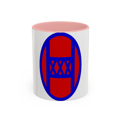 30th Infantry Division SSI (U.S. Army) Accent Coffee Mug