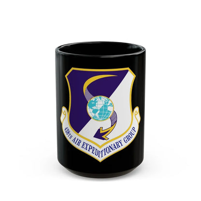 438th Air Expeditionary Group (U.S. Air Force) Black Coffee Mug-15oz-Go Mug Yourself