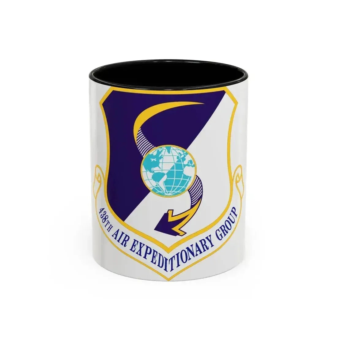 438th Air Expeditionary Group (U.S. Air Force) Accent Coffee Mug 11oz Black - Go Mug Yourself