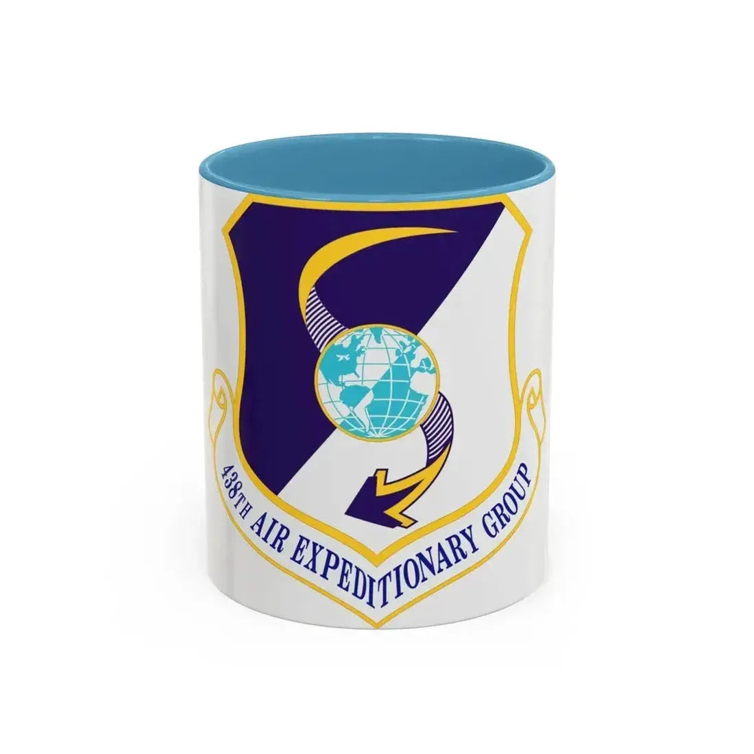 438th Air Expeditionary Group (U.S. Air Force) Accent Coffee Mug 11oz Light Blue - Go Mug Yourself