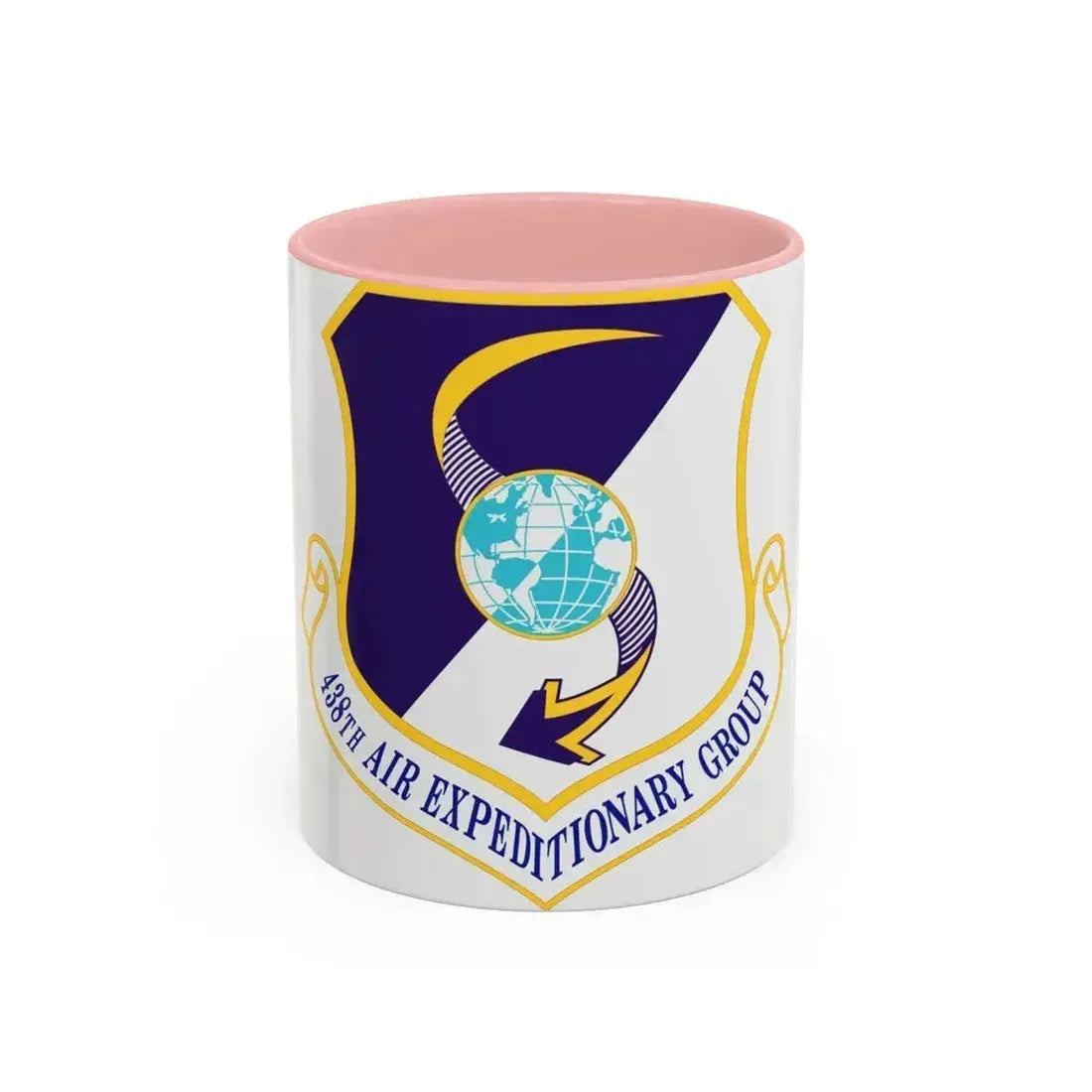438th Air Expeditionary Group (U.S. Air Force) Accent Coffee Mug 11oz Pink - Go Mug Yourself