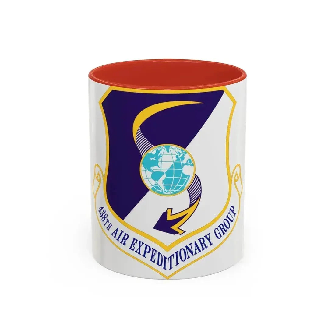 438th Air Expeditionary Group (U.S. Air Force) Accent Coffee Mug 11oz Red - Go Mug Yourself