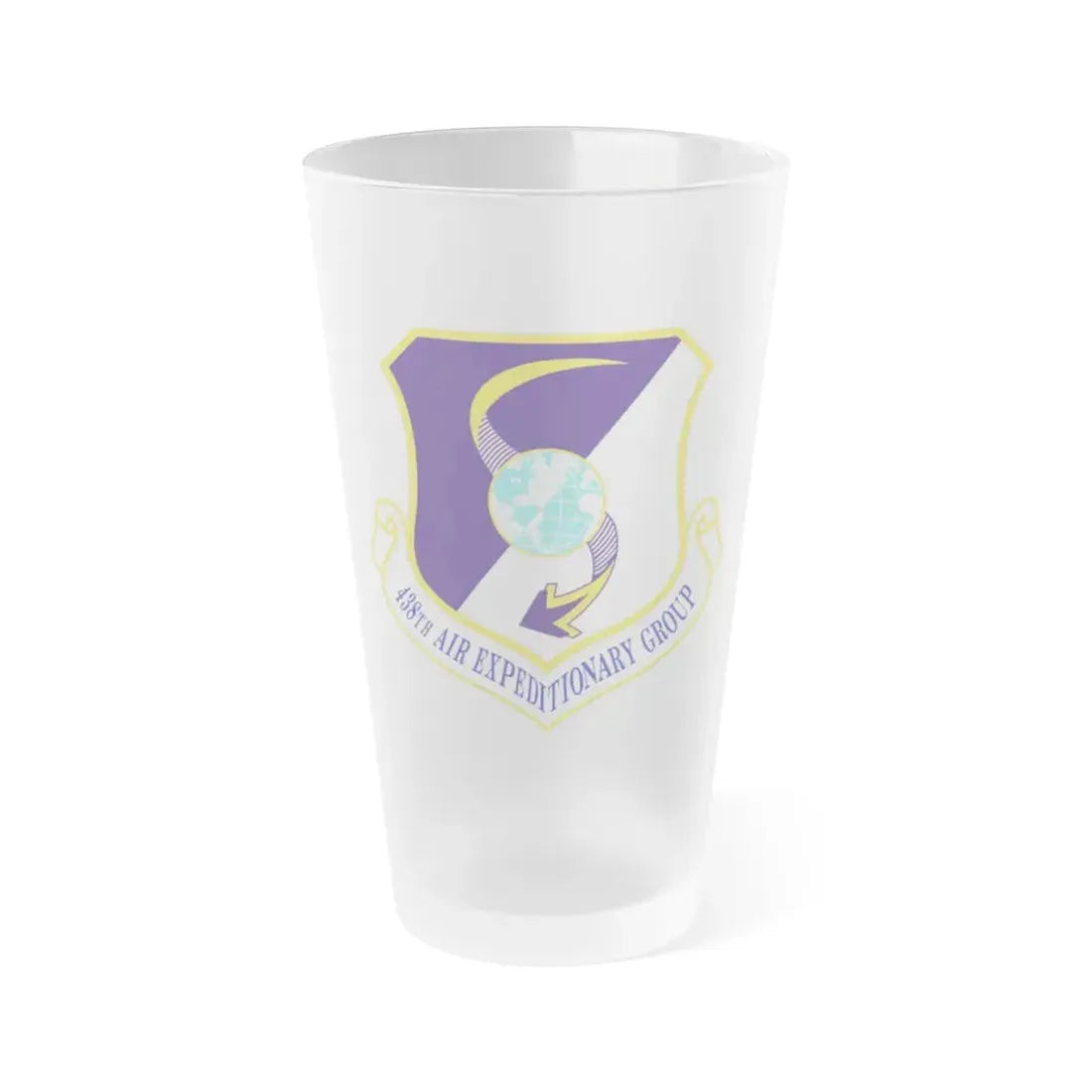 438th Air Expeditionary Group (U.S. Air Force) Frosted Pint Glass 16oz Default Title - Go Mug Yourself