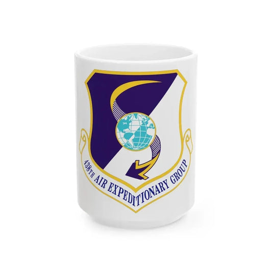 438th Air Expeditionary Group (U.S. Air Force) White Coffee Mug 15oz - Go Mug Yourself