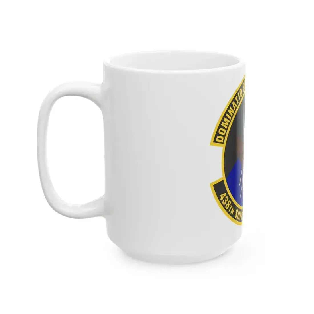 438th Supply Chain Operations Squadron (U.S. Air Force) White Coffee Mug - Go Mug Yourself
