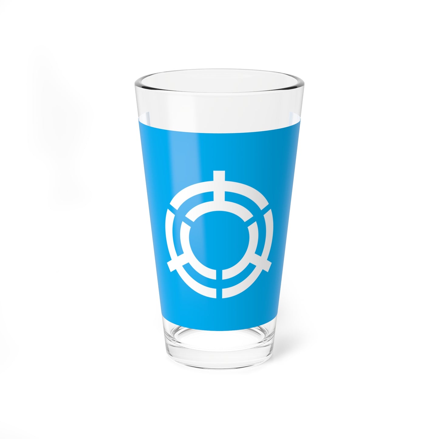 Flag of Ōma Aomori (Japan) Pint Glass 16oz