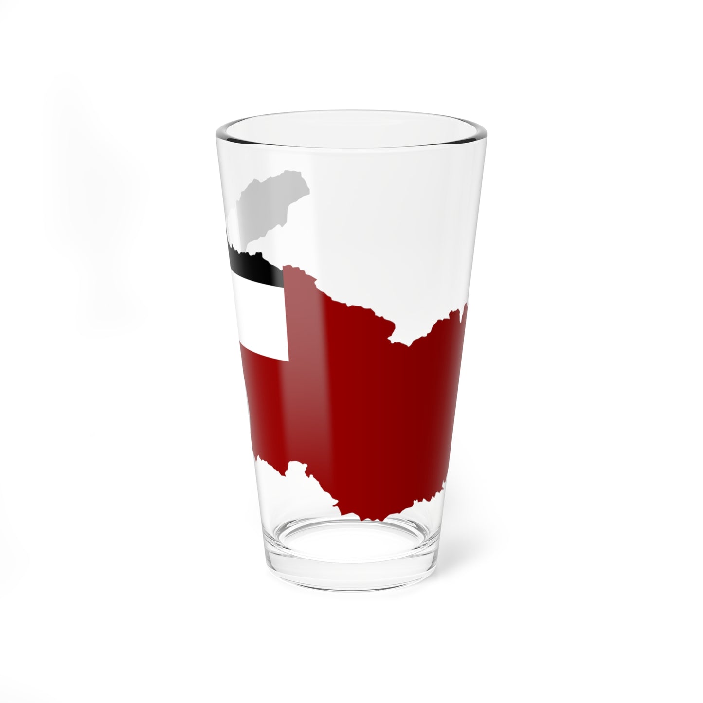 Flag map of Georgia 1990-2004 (Georgia) Pint Glass 16oz
