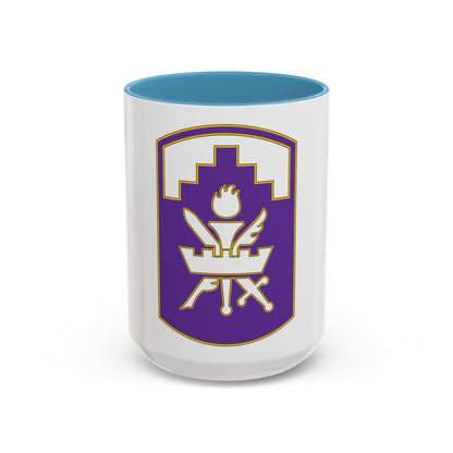 353 Civil Affairs Command 3 (U.S. Army) Accent Coffee Mug
