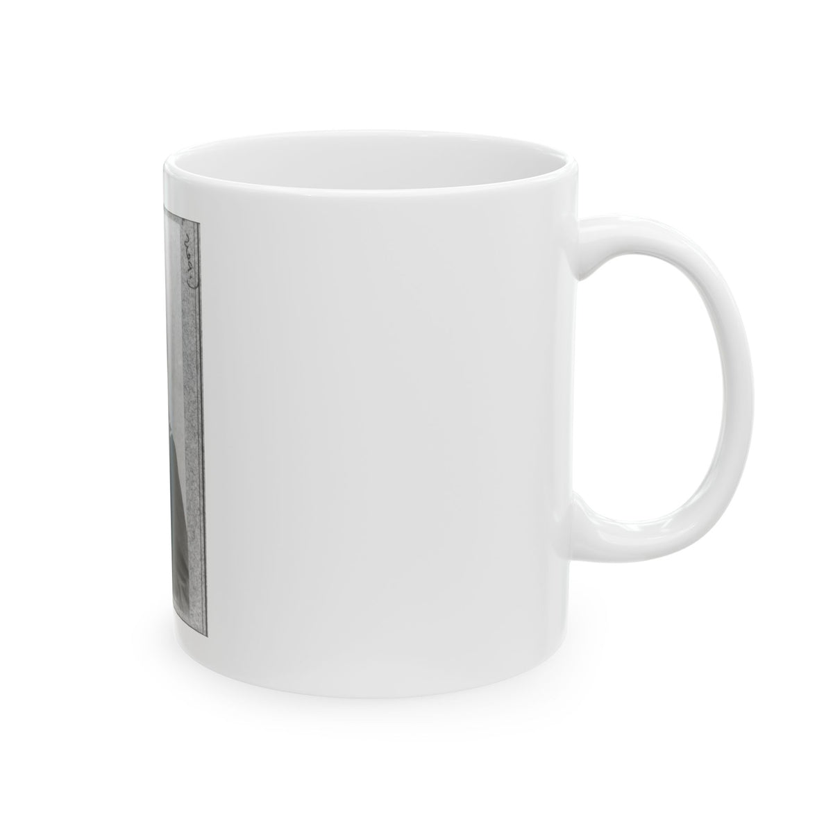 Thomas K. Smith, Half-Length Portrait, Facing Left (U.S. Civil War) White Coffee Mug
