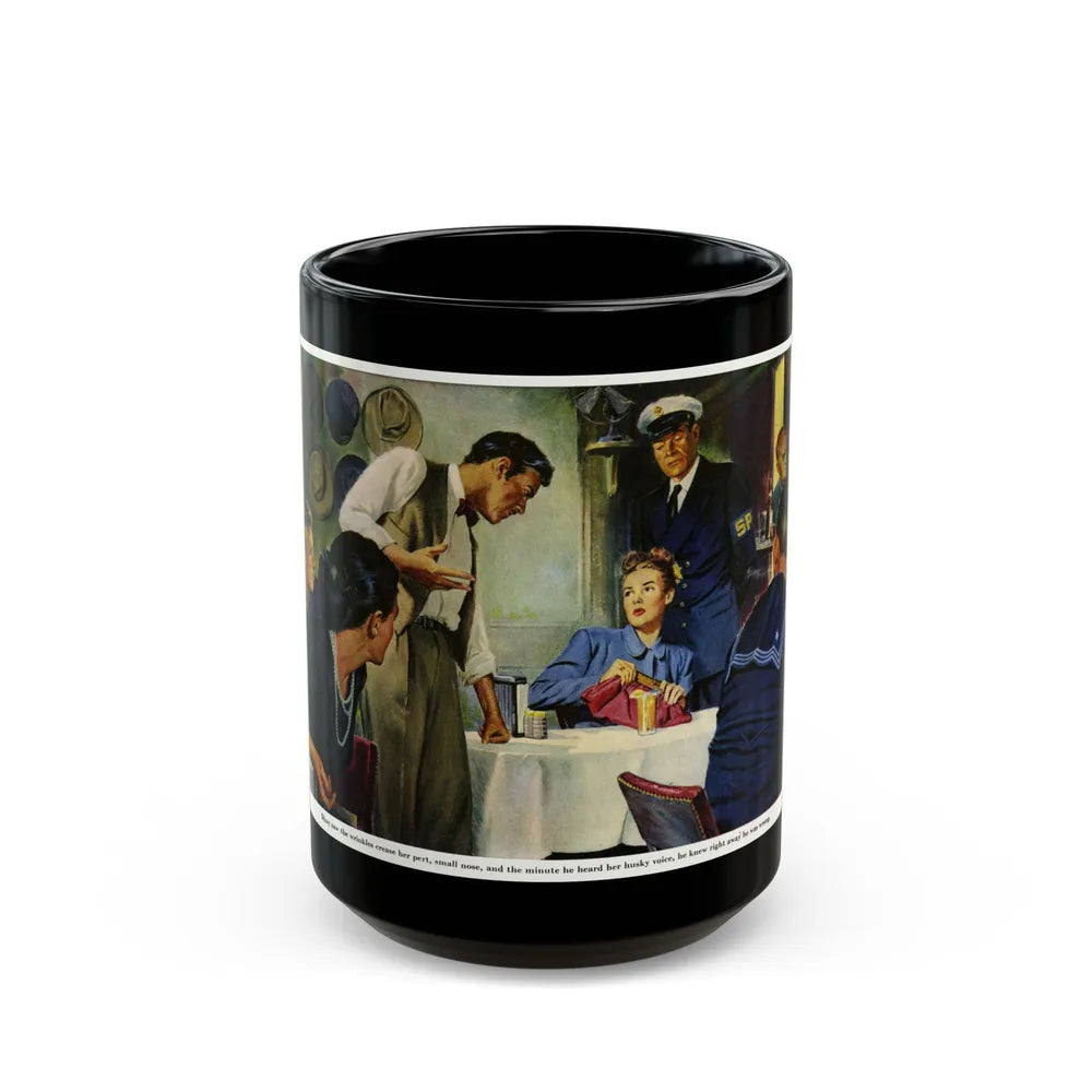 Dizzy Ramirez Knew He Was Wrong, 1947 - Black Coffee Mug-15oz-Go Mug Yourself