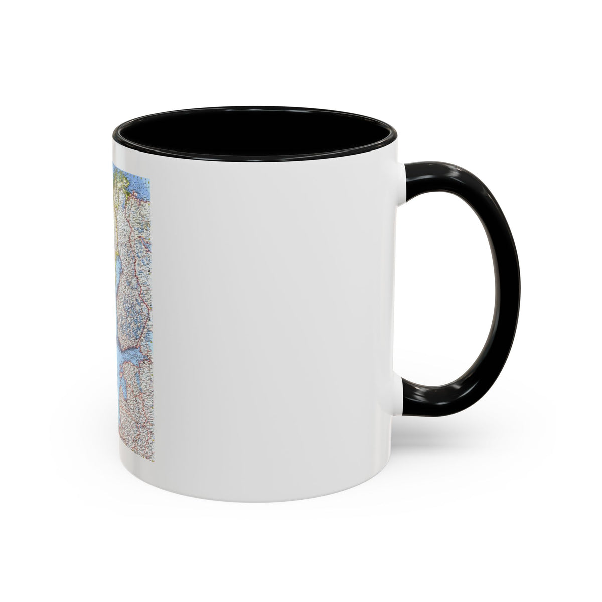 Scandinavia (1963) (Map) Accent Coffee Mug