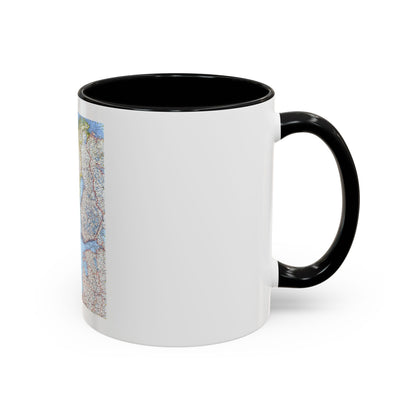 Scandinavia (1963) (Map) Accent Coffee Mug