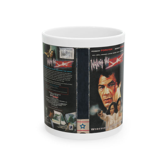WALKING THE EDGE (VHS COVER) - White Coffee Mug