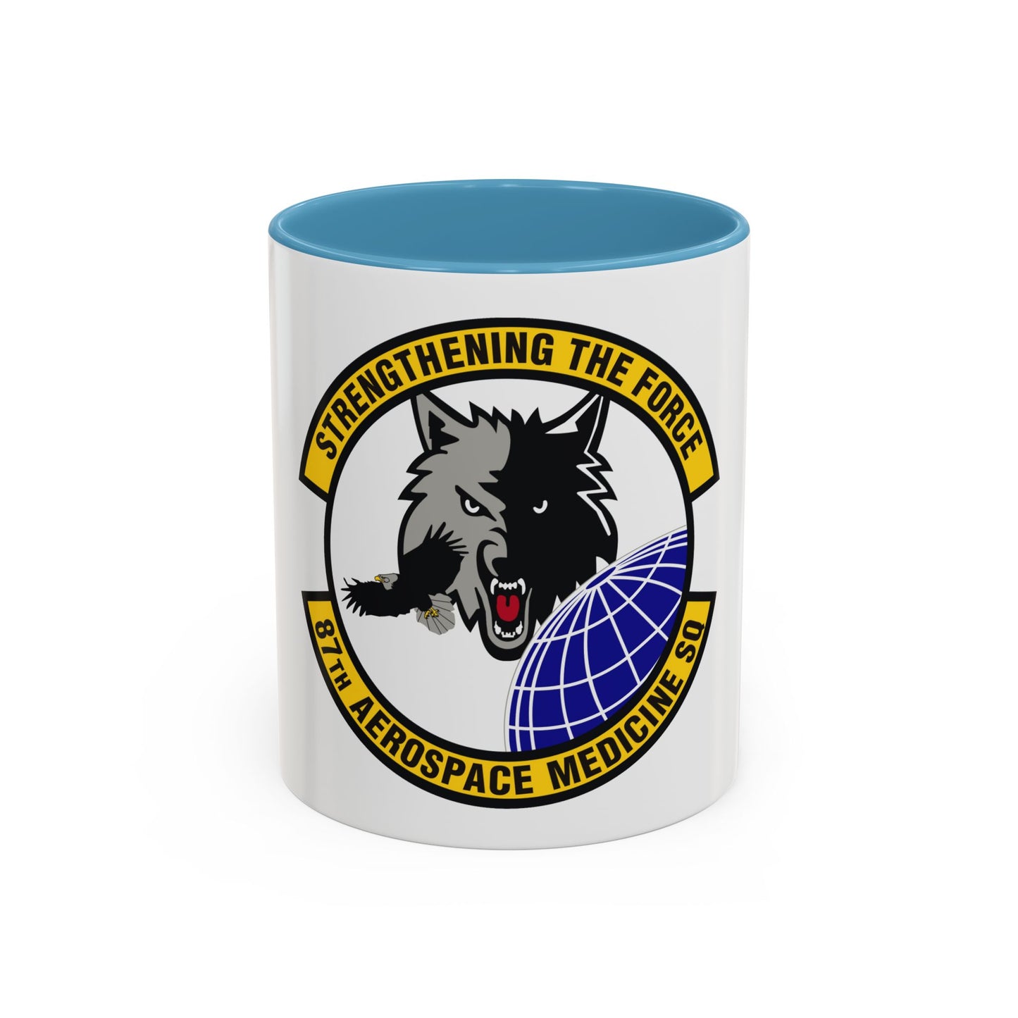 87th Aerospace Medicine Squadron (U.S. Air Force) Accent Coffee Mug
