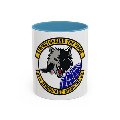 87th Aerospace Medicine Squadron (U.S. Air Force) Accent Coffee Mug