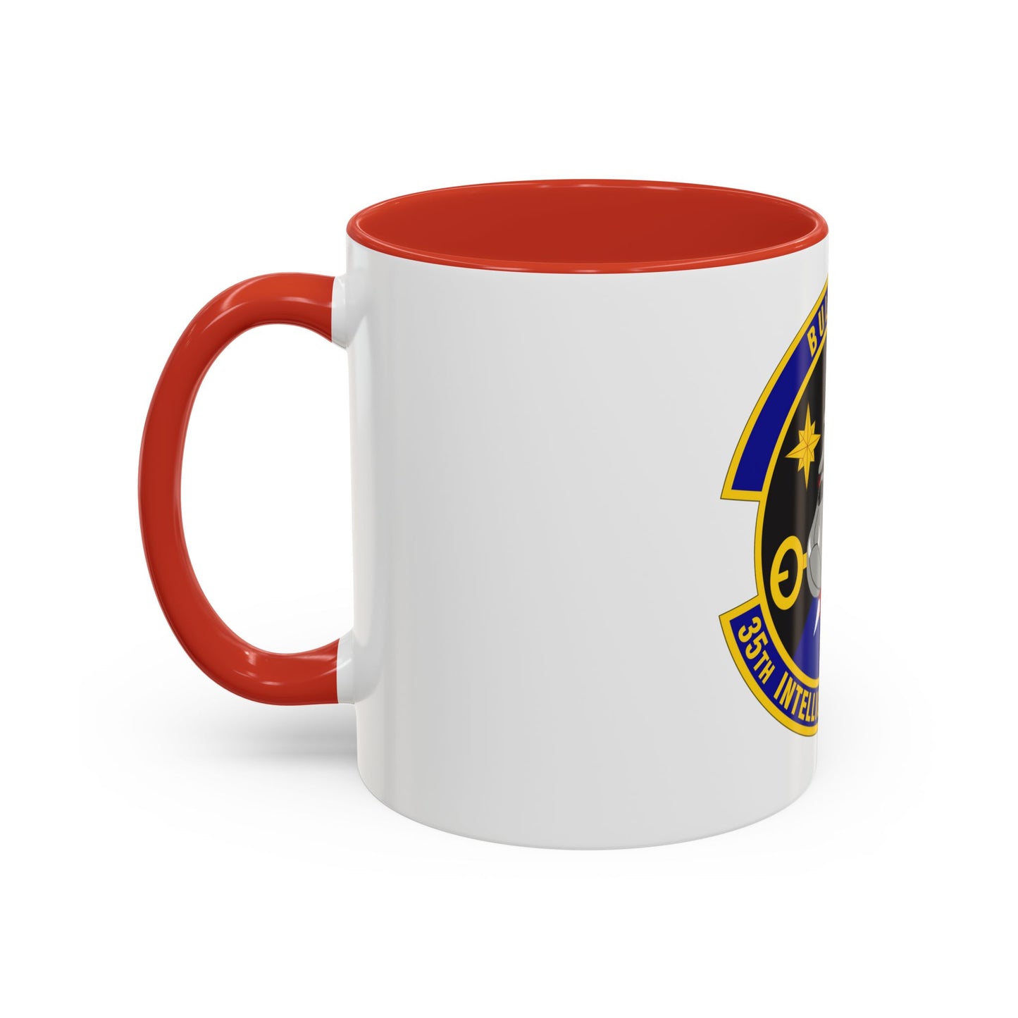 35 Intelligence Squadron AFISRA (U.S. Air Force) Accent Coffee Mug