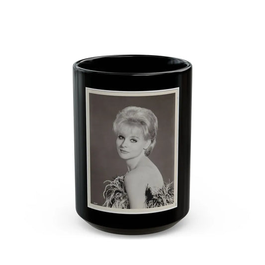 Diane McBaine #37 (Vintage Female Icon) Black Coffee Mug-15oz-Go Mug Yourself