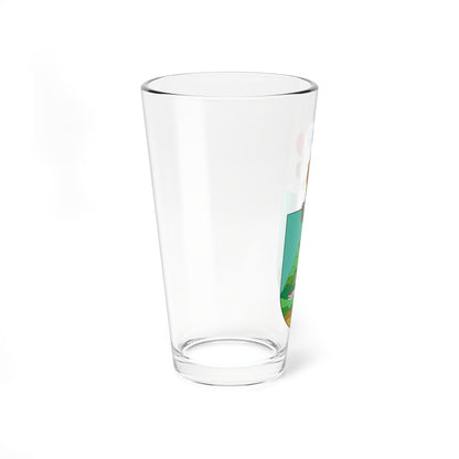 Escudo Añorbe con casco (Spain) (Coat of Arms) Pint Glass 16oz