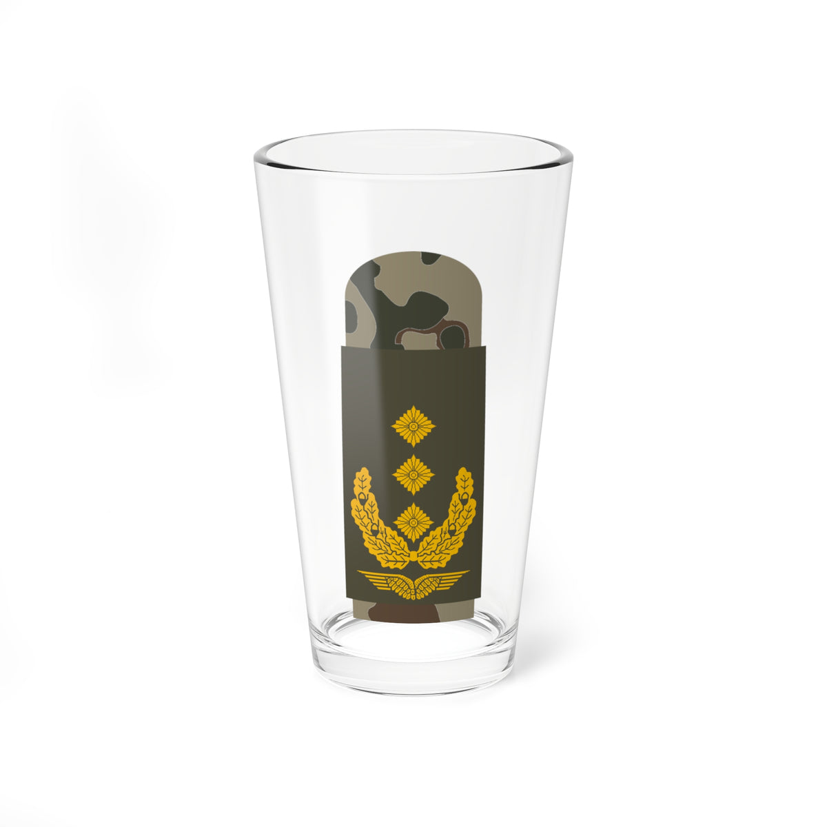 LA OS3 63 Generalleutnant (Military Rank) Pint Glass 16oz