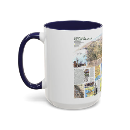 Canada - Vacationlands (1985) (Map) Accent Coffee Mug
