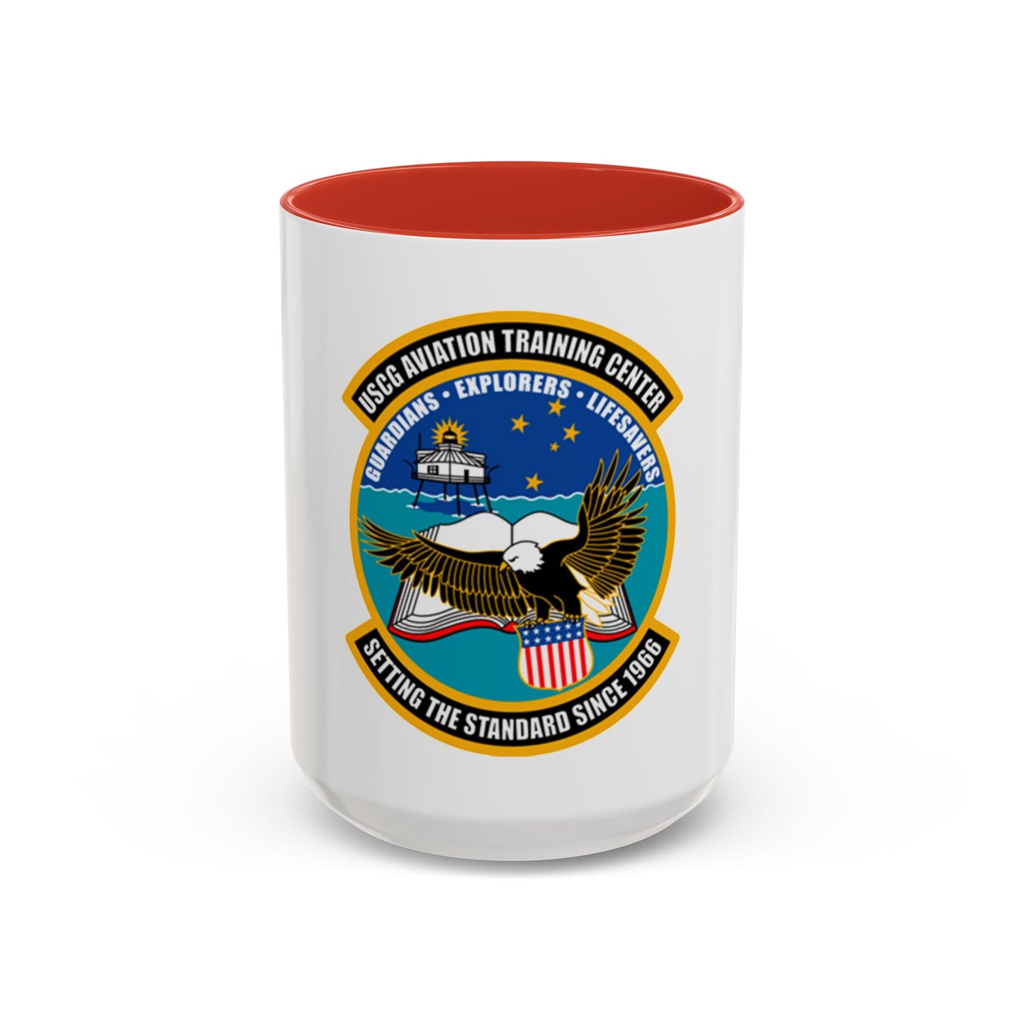 ATC Mobile AL   Aviation Training Center (U.S. Coast Guard) Accent Coffee Mug