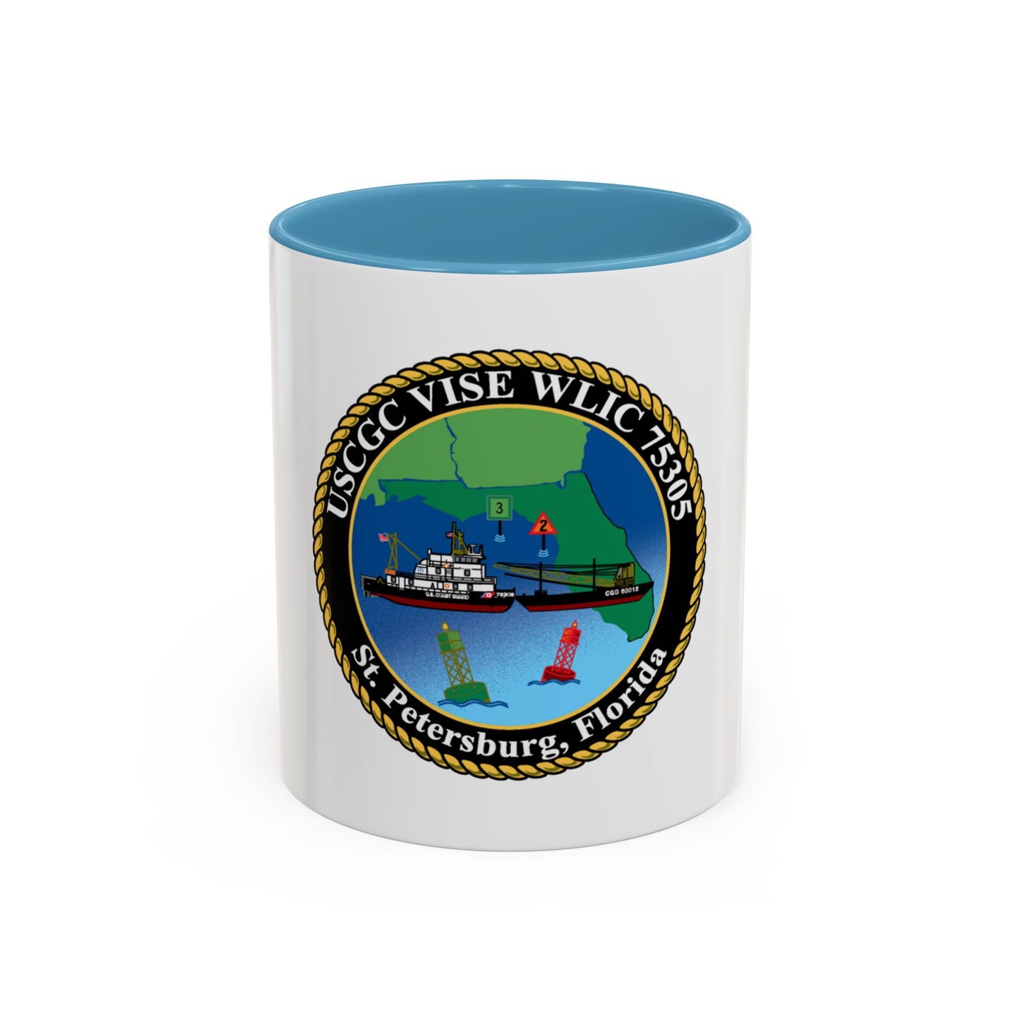 USCGC VISE WLIC 75305 (U.S. Coast Guard) Accent Coffee Mug