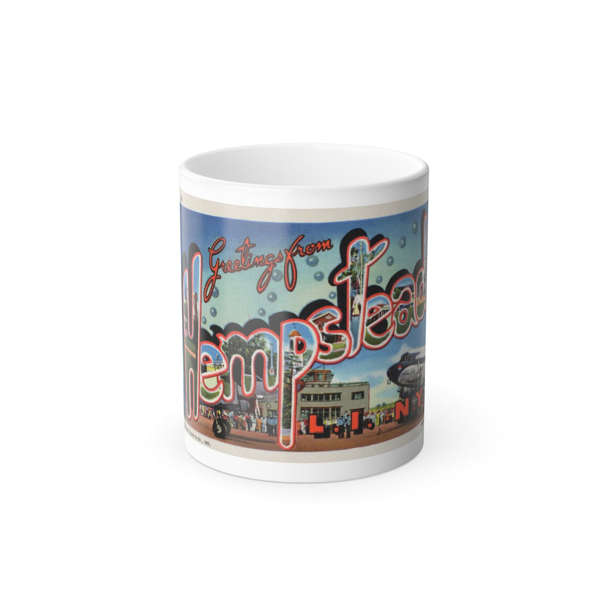 Greetings from Hempstead (Greeting Postcards) Color Changing Mug 11oz