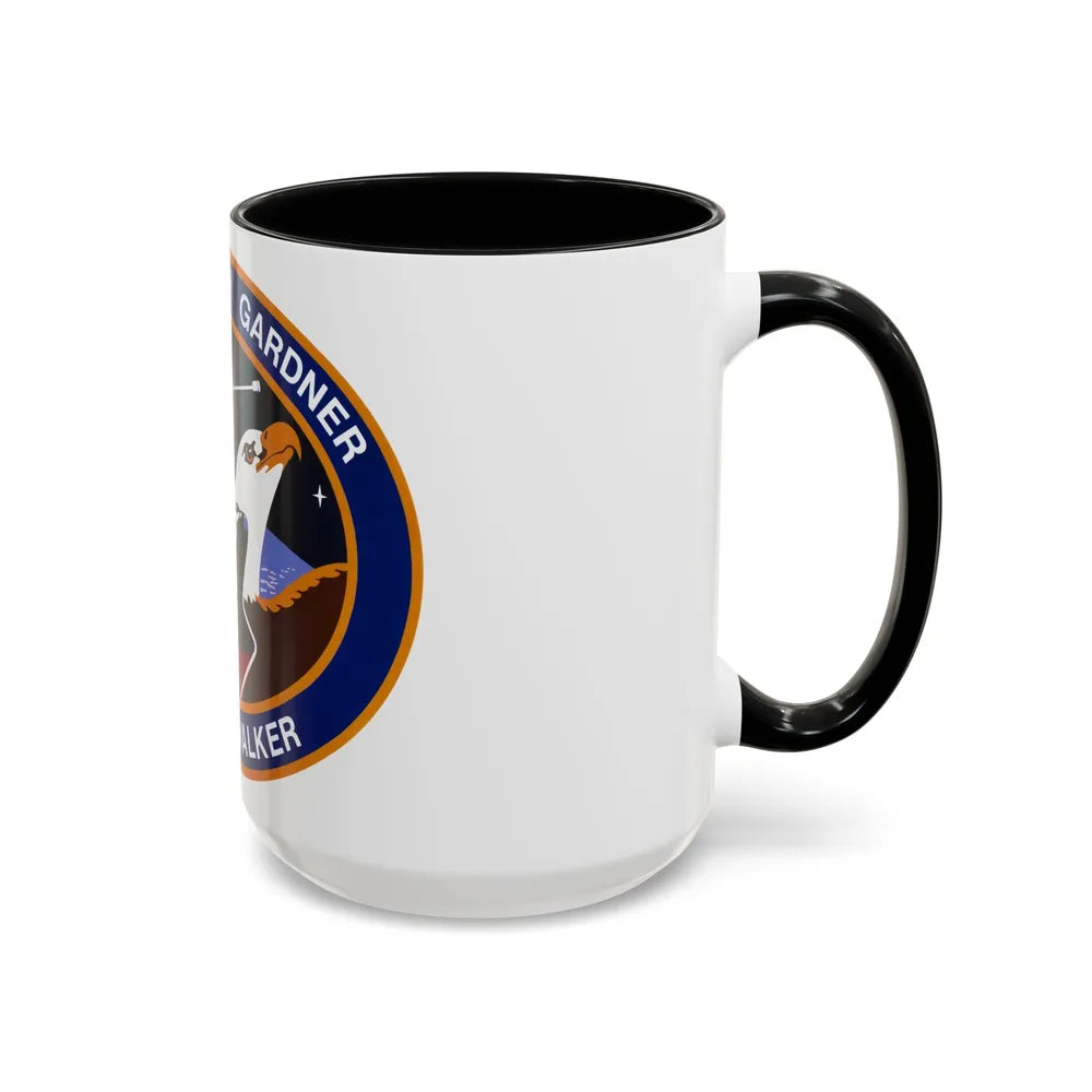 STS 51 a (NASA) Accent Coffee Mug-Go Mug Yourself