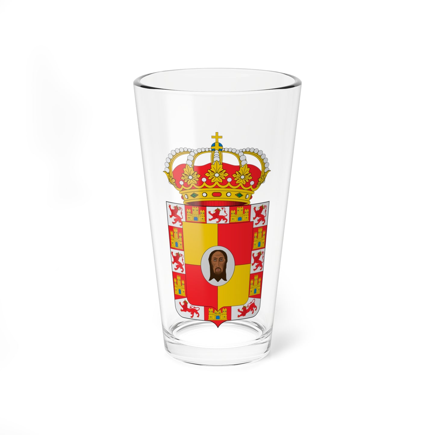 Escudo de la provincia de Jaén (Spain) (Coat of Arms) Pint Glass 16oz
