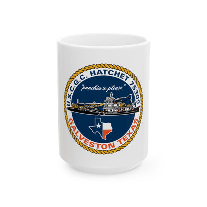 USCGC Hatchet 75309 Galveston TX (U.S. Coast Guard) White Coffee Mug