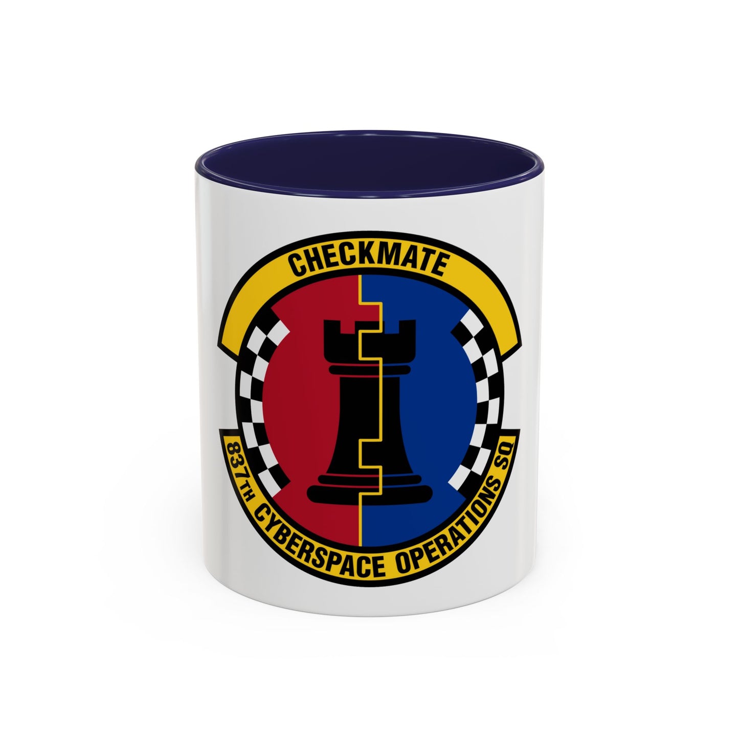 837 Cyberspace Operations Squadron ACC (U.S. Air Force) Accent Coffee Mug