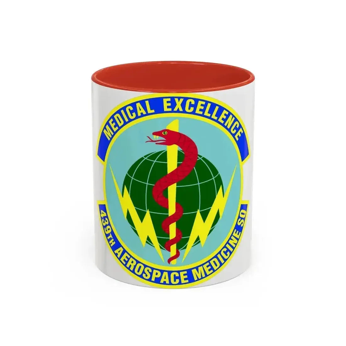 439th Aerospace Medicine Squadron (U.S. Air Force) Accent Coffee Mug 11oz Red - Go Mug Yourself