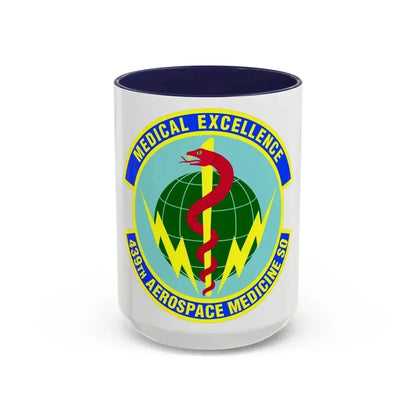 439th Aerospace Medicine Squadron (U.S. Air Force) Accent Coffee Mug 15oz Navy - Go Mug Yourself