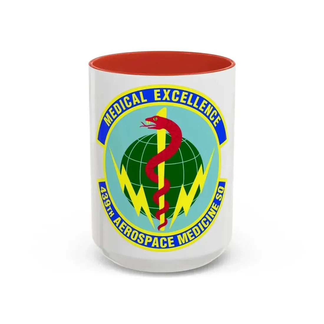 439th Aerospace Medicine Squadron (U.S. Air Force) Accent Coffee Mug 15oz Red - Go Mug Yourself