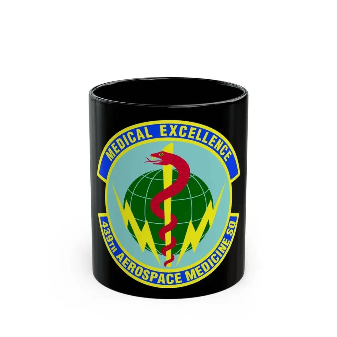 439th Aerospace Medicine Squadron (U.S. Air Force) Black Coffee Mug - Go Mug Yourself