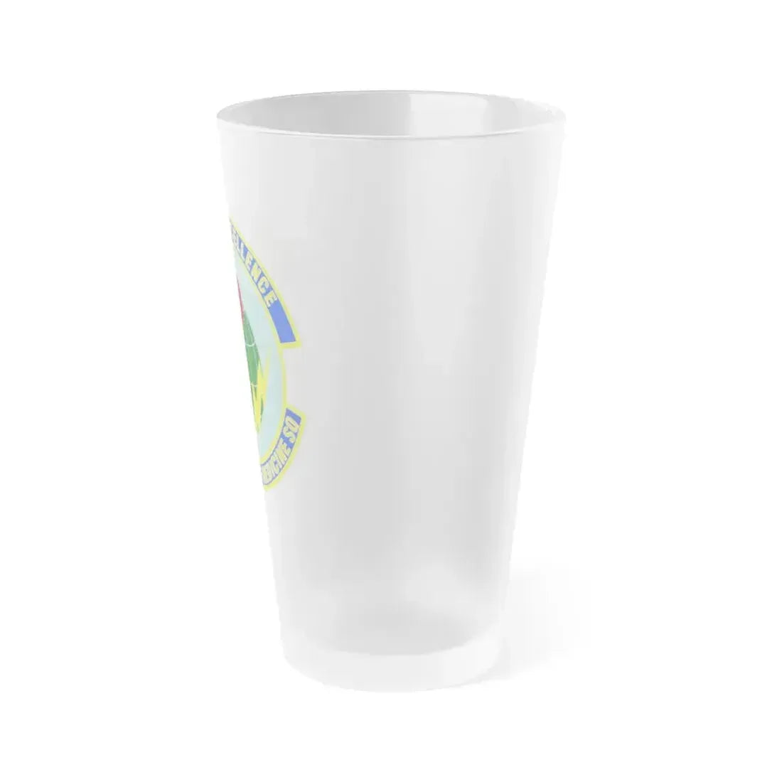 439th Aerospace Medicine Squadron (U.S. Air Force) Frosted Pint Glass 16oz - Go Mug Yourself