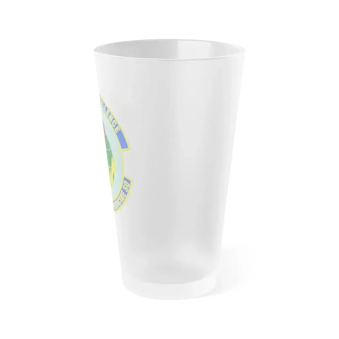 439th Aerospace Medicine Squadron (U.S. Air Force) Frosted Pint Glass 16oz - Go Mug Yourself