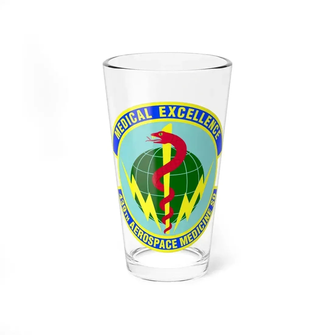 439th Aerospace Medicine Squadron (U.S. Air Force) Pint Glass 16oz 16oz - Go Mug Yourself